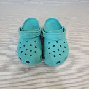 Turquoise Crocs